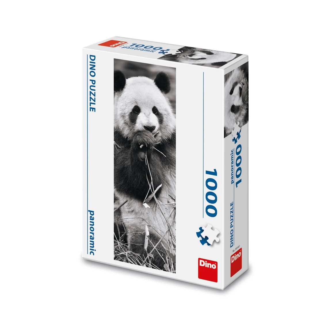 Puzzle Panda v trávě 1000 dílků panoramic - slide 0