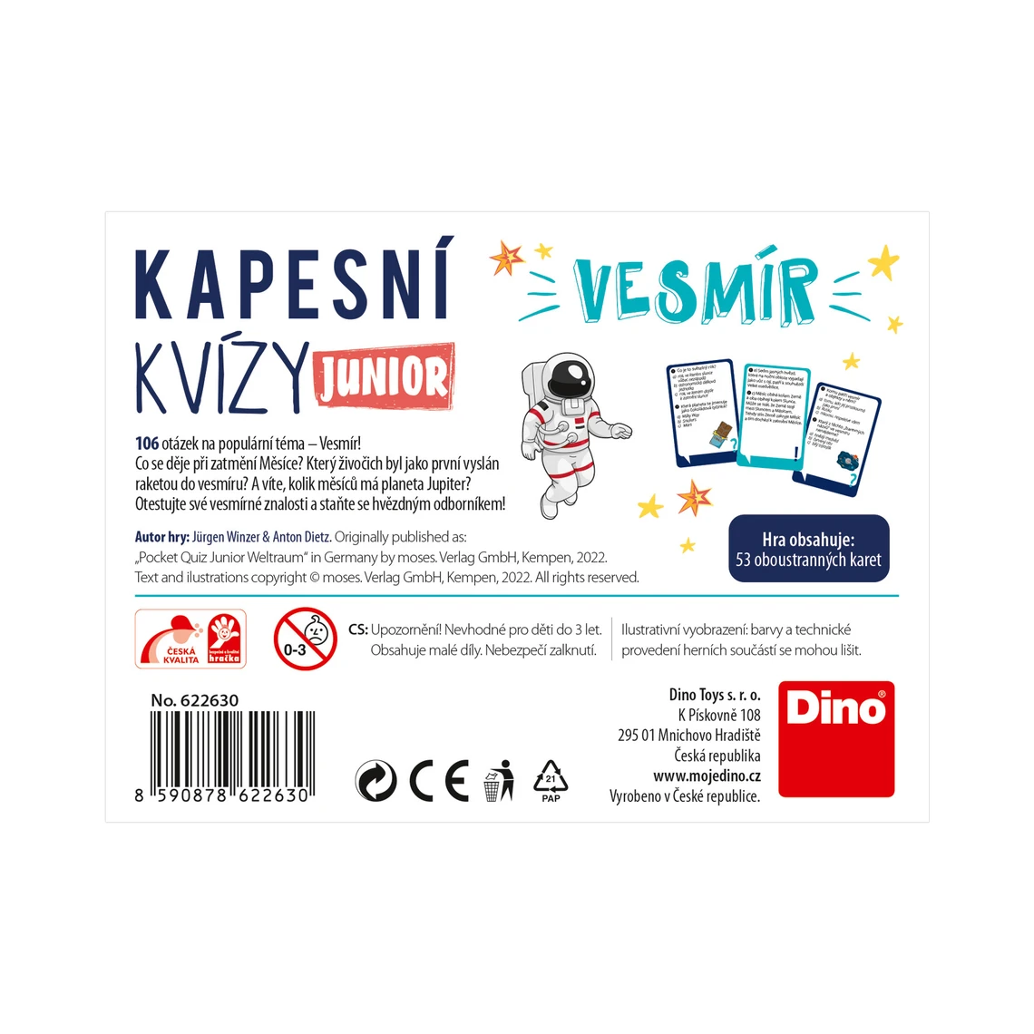 Kapesní kvízy junior – Vesmír - slide 3