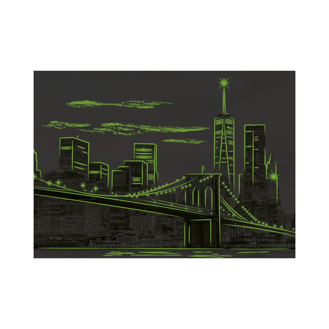 Puzzle New York 1000 dílků neon - slide 4